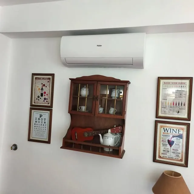 Instalação numa sala